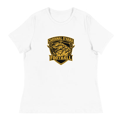 Performance | Women's Relaxed T Shirt | Cardinal Ohara Hawks | Shield Logo
