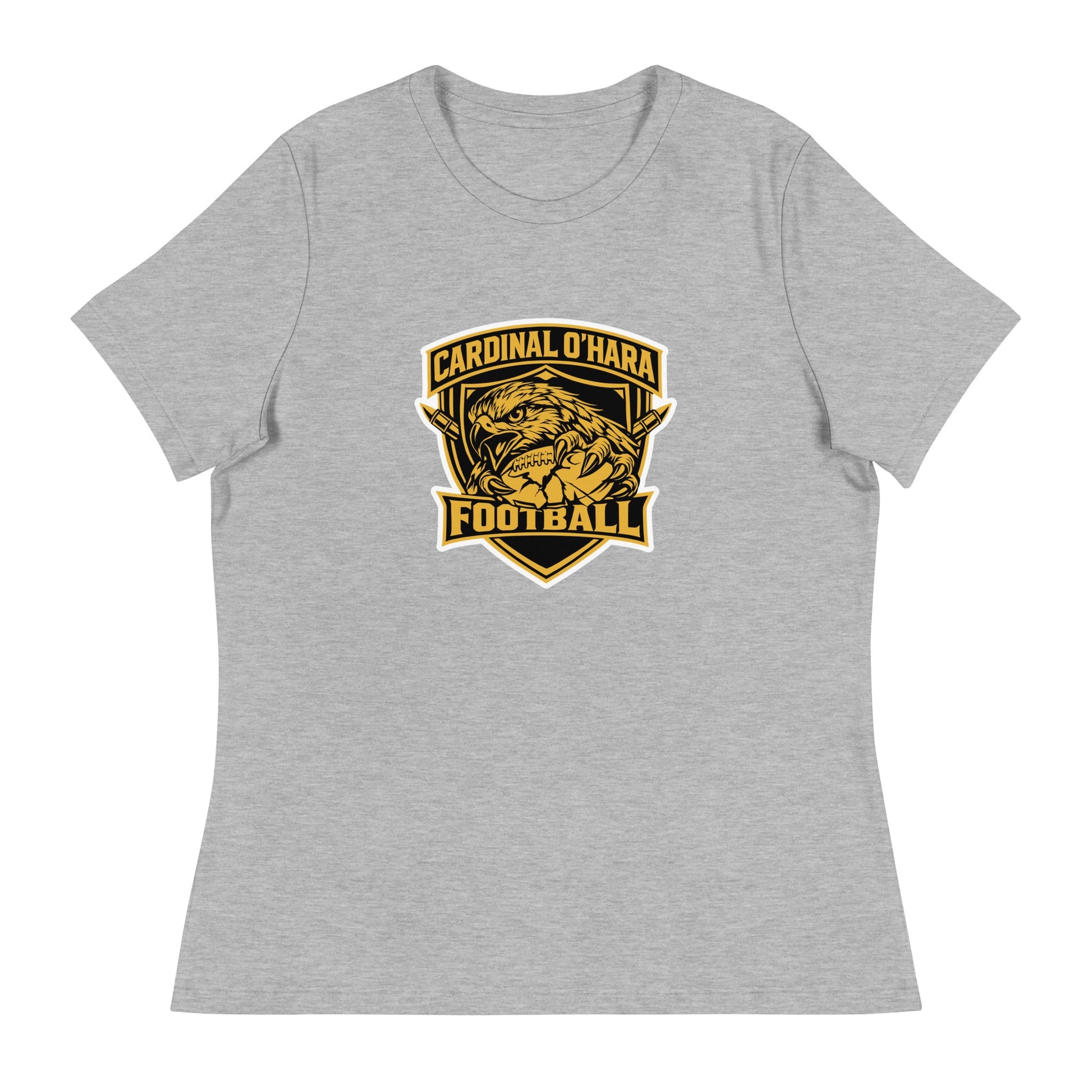Performance | Women's Relaxed T Shirt | Cardinal Ohara Hawks | Shield Logo