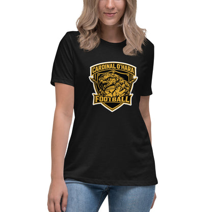 Performance | Women's Relaxed T Shirt | Cardinal Ohara Hawks | Shield Logo