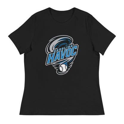 Performance | Women's Relaxed T Shirt | Carolina Havoc | Twister League Crest Logo