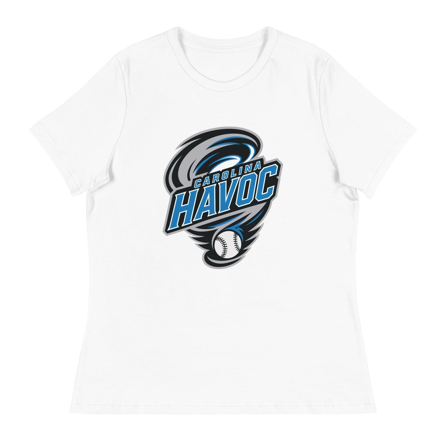 Performance | Women's Relaxed T Shirt | Carolina Havoc | Twister League Crest Logo