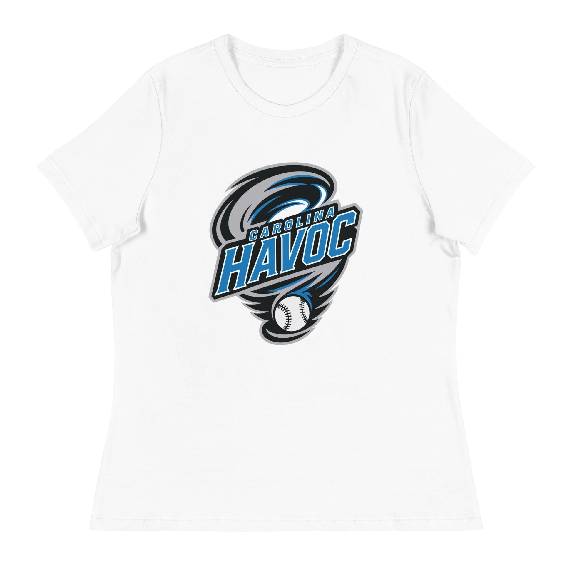 Performance | Women's Relaxed T Shirt | Carolina Havoc | Twister League Crest Logo