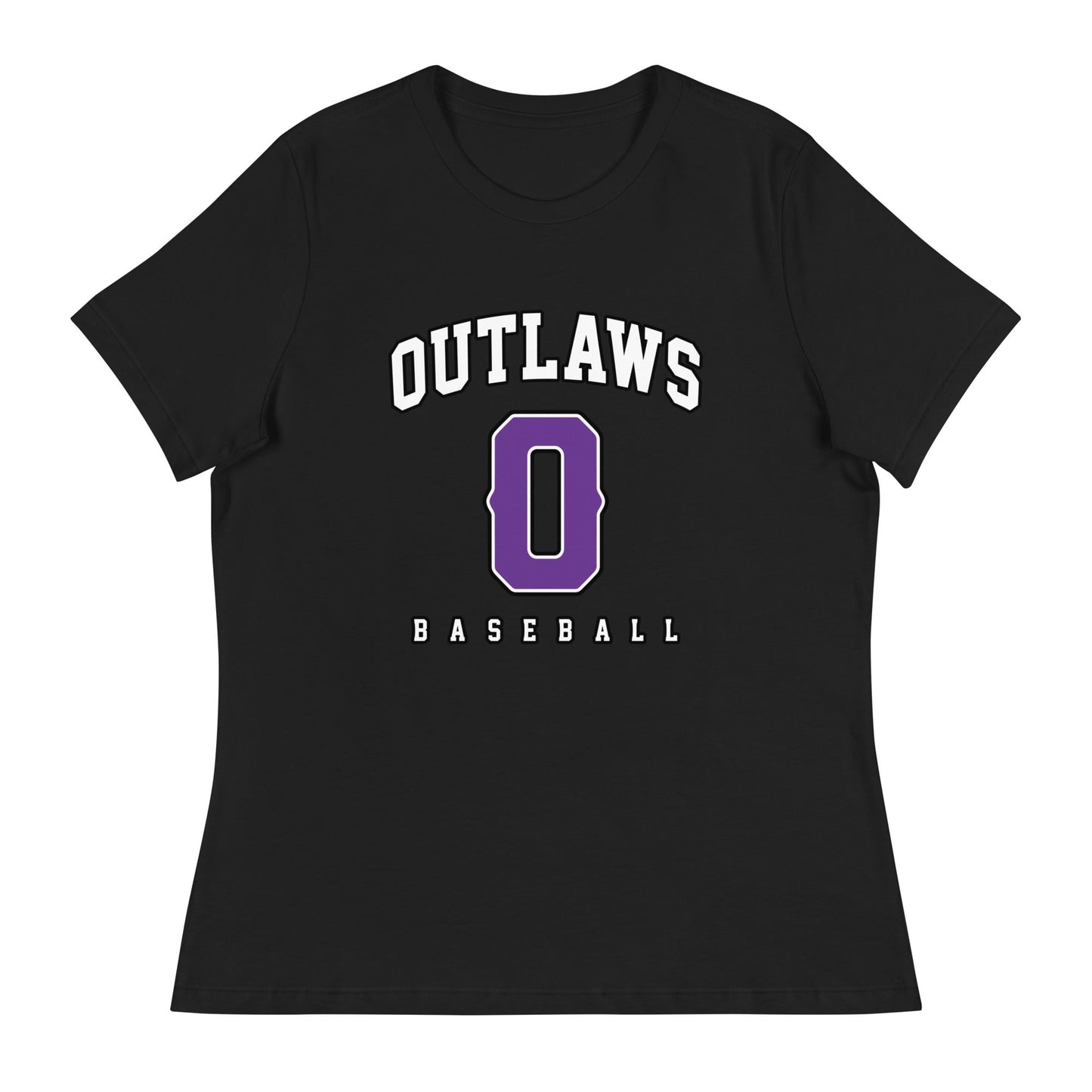 Performance | Women's Relaxed T Shirt | Carolina Outlaws Baseball | Atheltics Logo