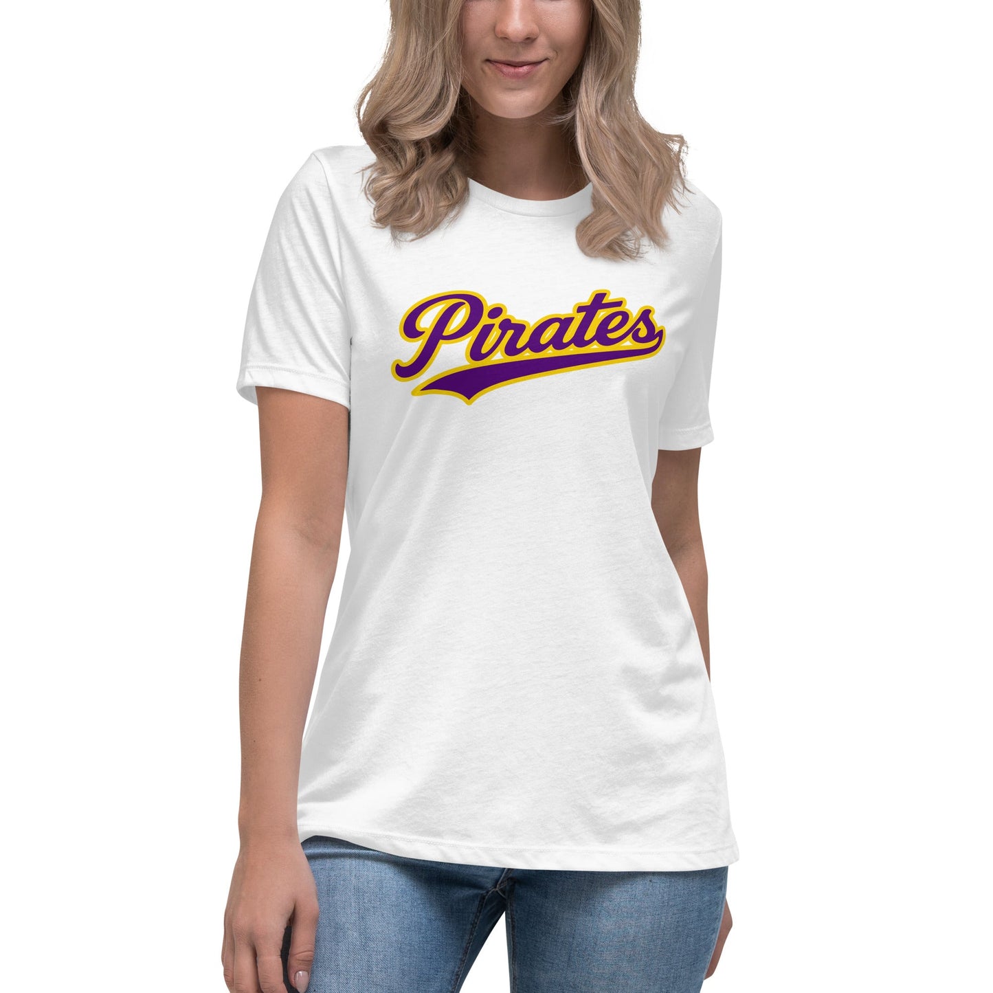 Performance | Women's Relaxed T Shirt | Carolina Pirates | Script Logo