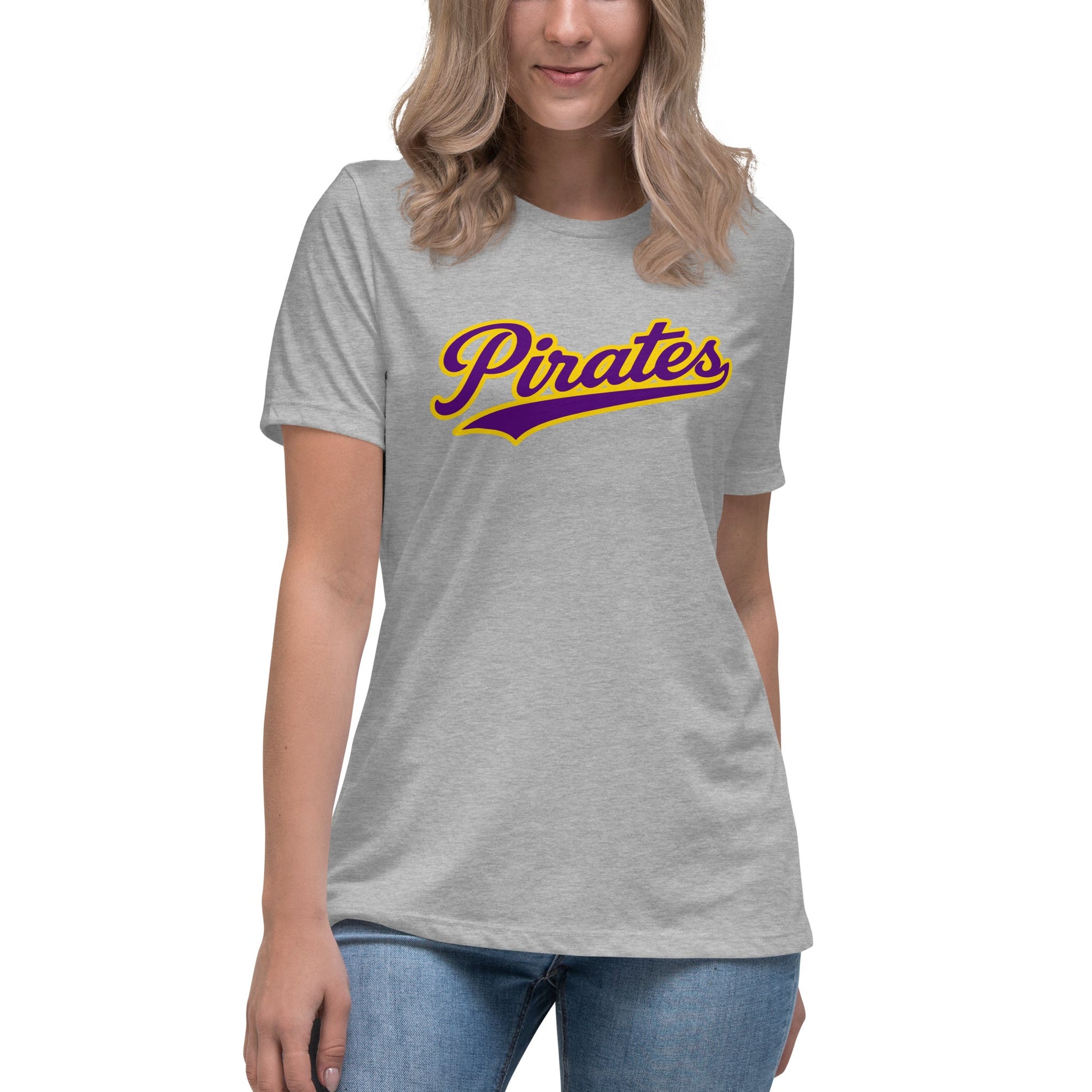Performance | Women's Relaxed T Shirt | Carolina Pirates | Script Logo