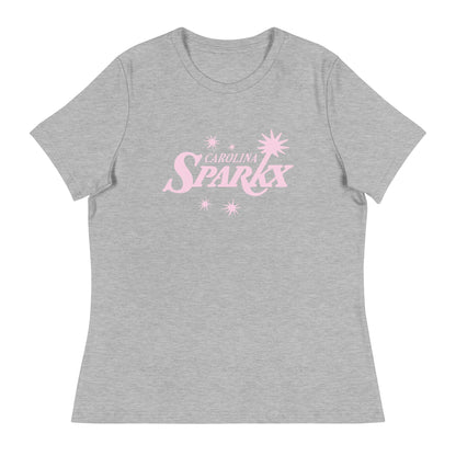 Performance | Women's Relaxed T Shirt | Carolina Sparkx | Modern Script Logo