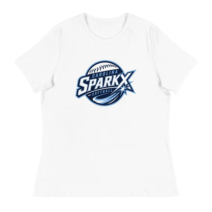 Performance | Women's Relaxed T Shirt | Carolina Sparkx | Vanguard Logo
