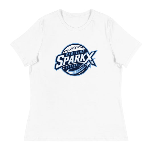 Performance | Women's Relaxed T Shirt | Carolina Sparkx | Vanguard Logo