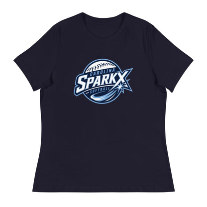Performance | Women's Relaxed T Shirt | Carolina Sparkx | Vanguard Logo