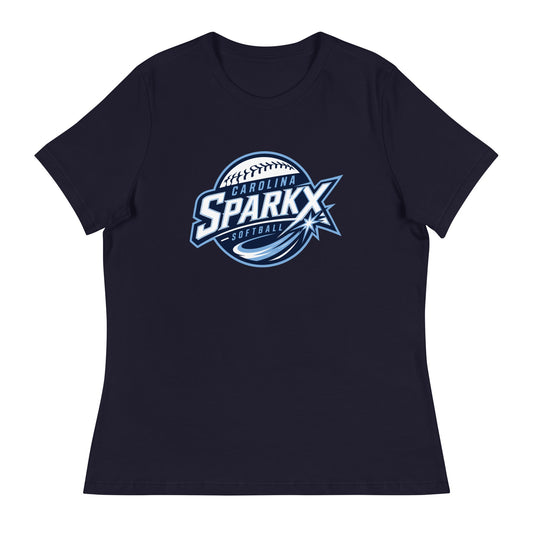Performance | Women's Relaxed T Shirt | Carolina Sparkx | Vanguard Logo