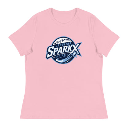 Performance | Women's Relaxed T Shirt | Carolina Sparkx | Vanguard Logo