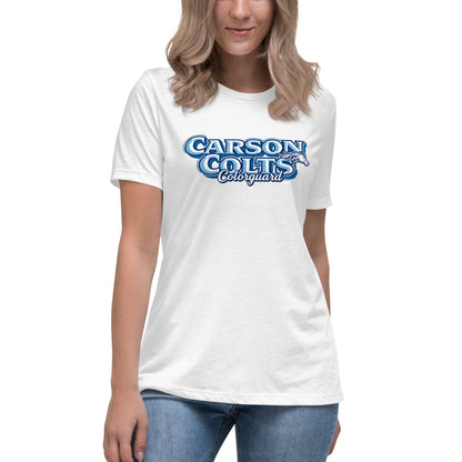 Performance | Women's Relaxed T Shirt | Carson Colorguard | Colts Logo