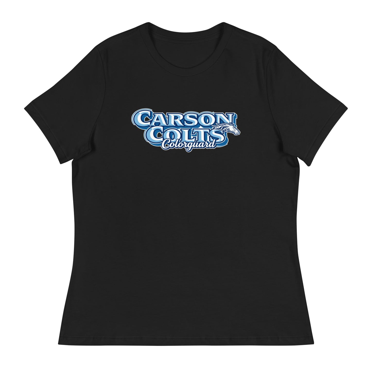 Performance | Women's Relaxed T Shirt | Carson Colorguard | Colts Logo