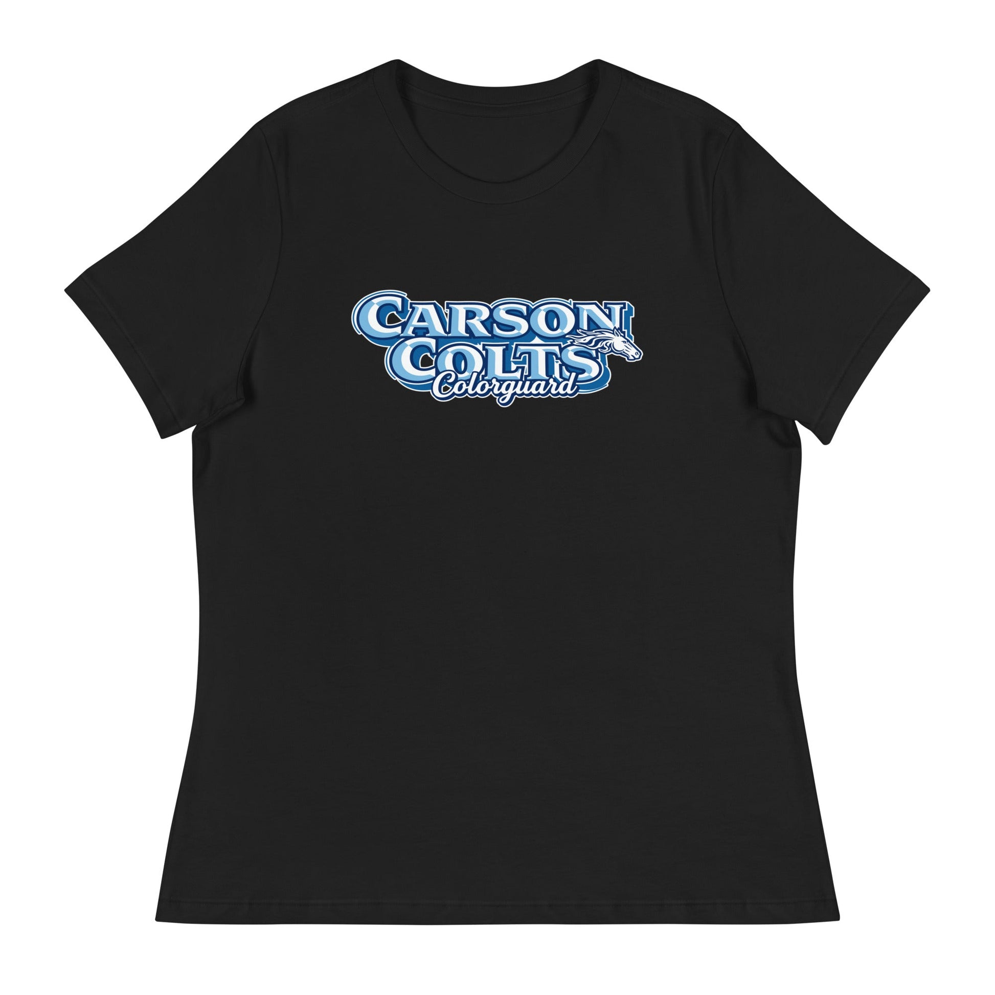 Performance | Women's Relaxed T Shirt | Carson Colorguard | Colts Logo