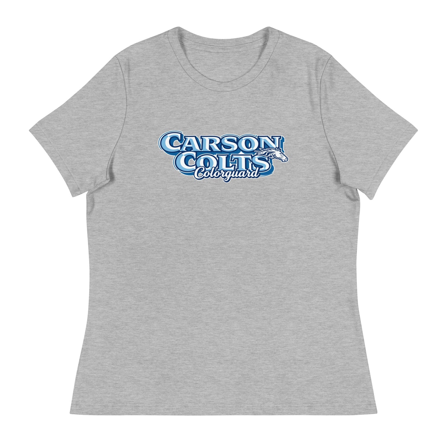 Performance | Women's Relaxed T Shirt | Carson Colorguard | Colts Logo