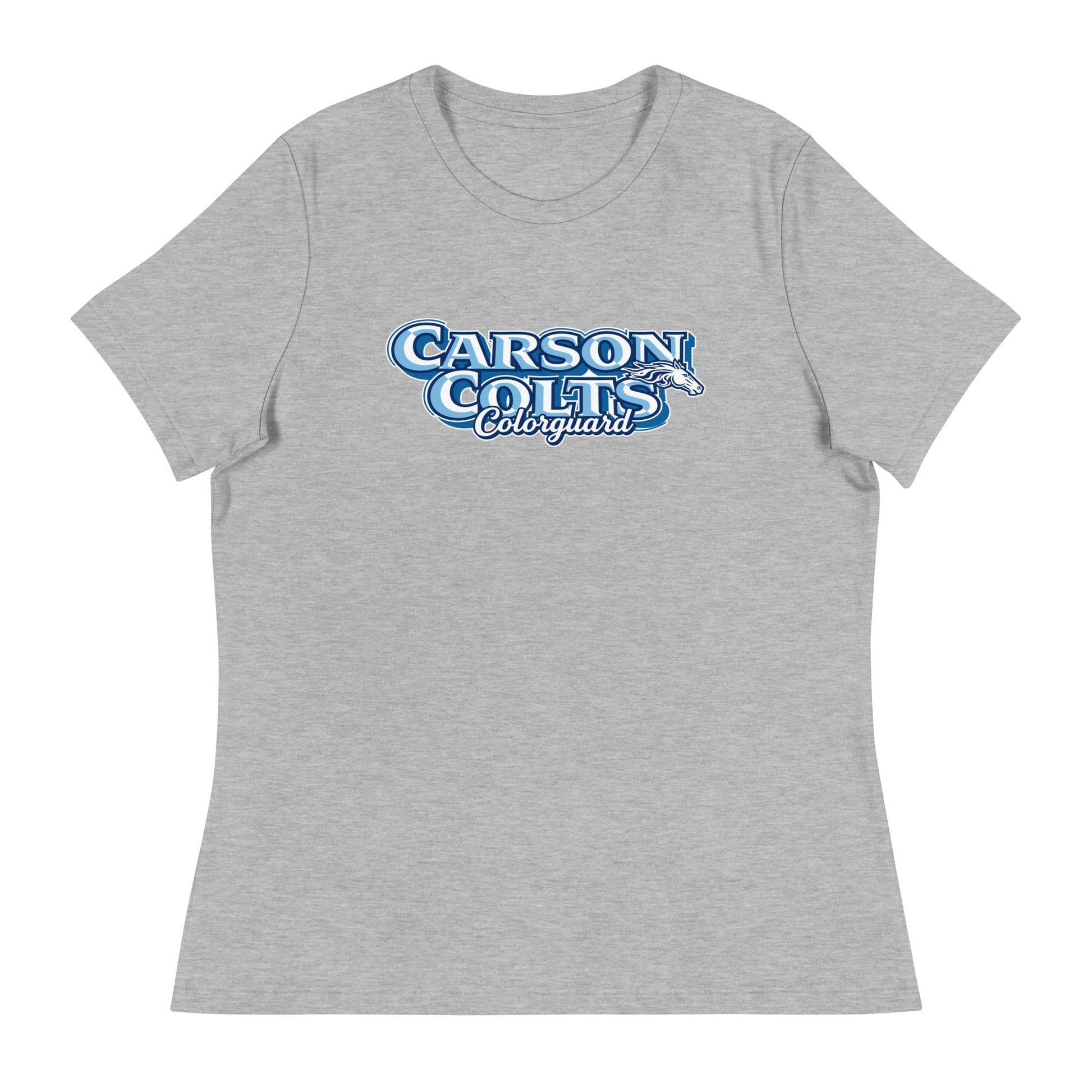 Performance | Women's Relaxed T Shirt | Carson Colorguard | Colts Logo