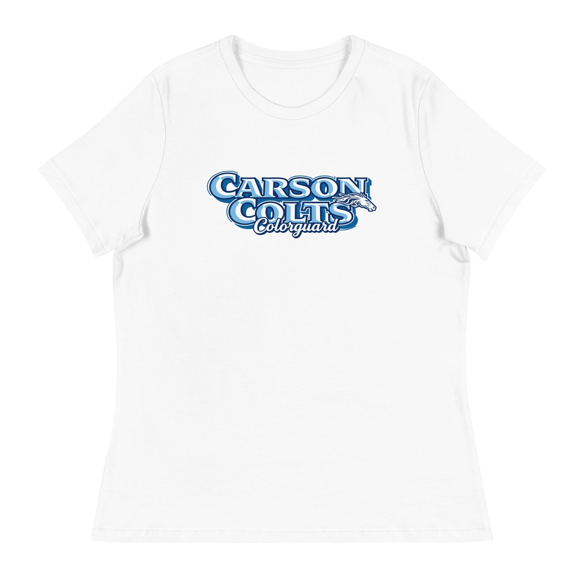 Performance | Women's Relaxed T Shirt | Carson Colorguard | Colts Logo