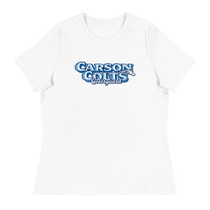 Performance | Women's Relaxed T Shirt | Carson Colorguard | Colts Logo