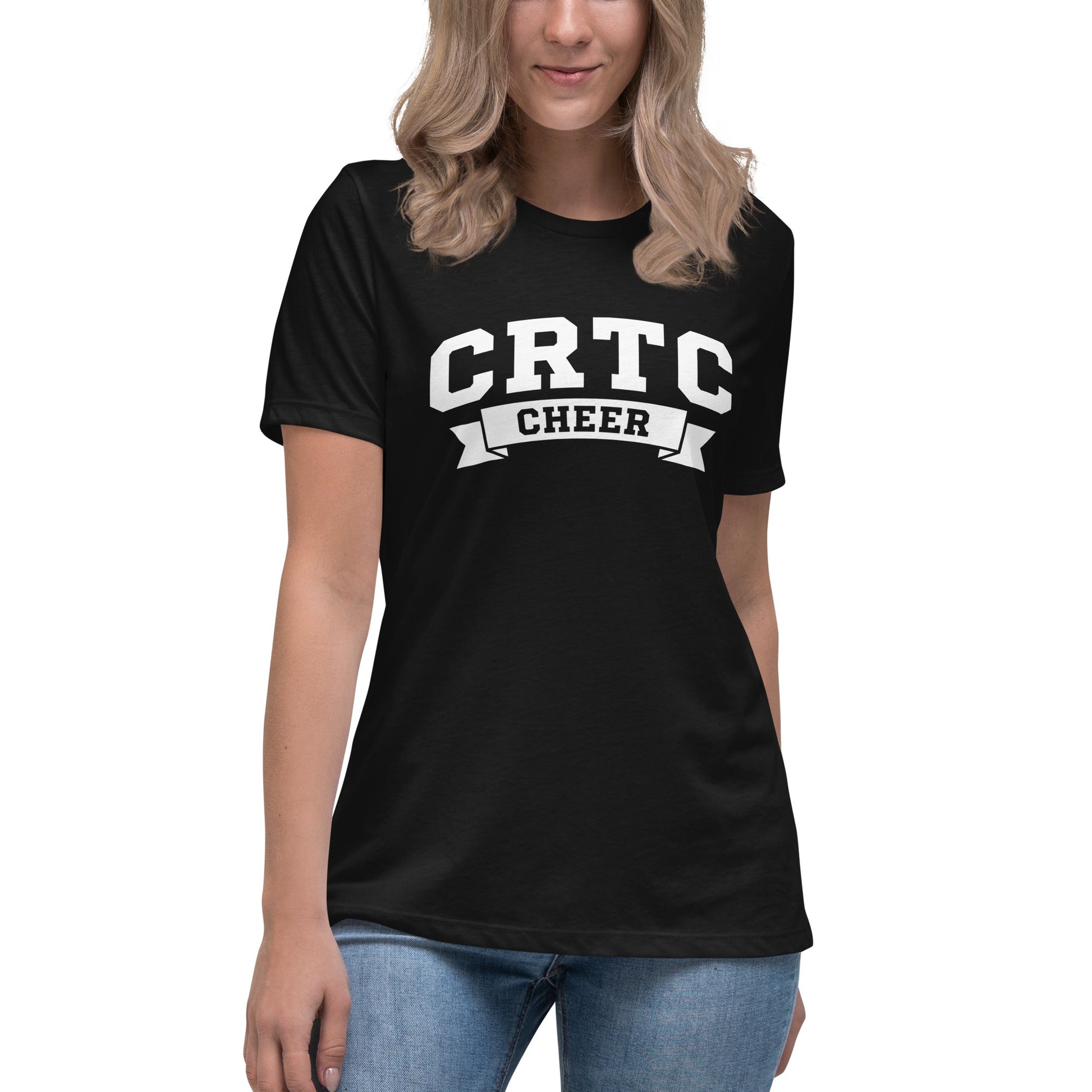 Performance | Women's Relaxed T Shirt | Catch & Release Tumble & Cheer Club | Cheer Logo