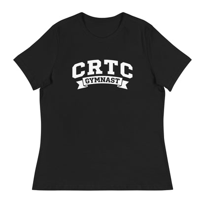 Performance | Women's Relaxed T Shirt | Catch & Release Tumble & Cheer Club | Gymnast Logo