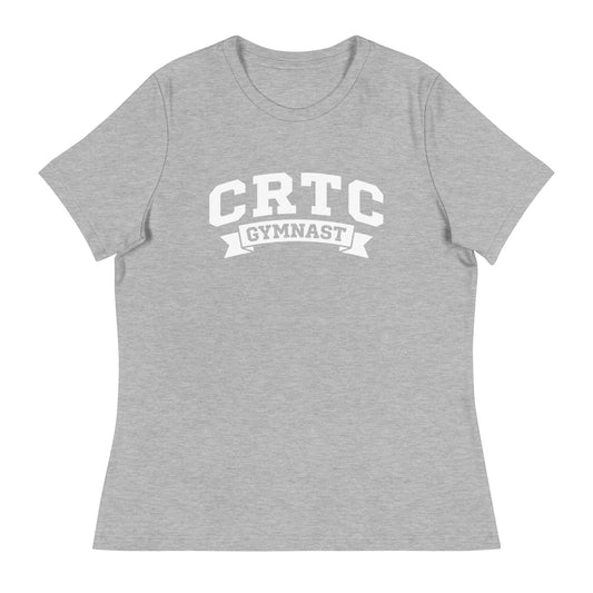 Performance | Women's Relaxed T Shirt | Catch & Release Tumble & Cheer Club | Gymnast Logo