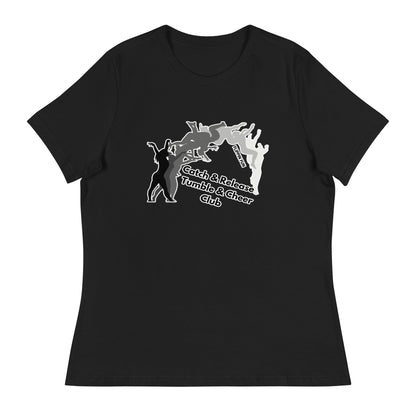 Performance | Women's Relaxed T Shirt | Catch & Release Tumble & Cheer Club | Tumble Logo