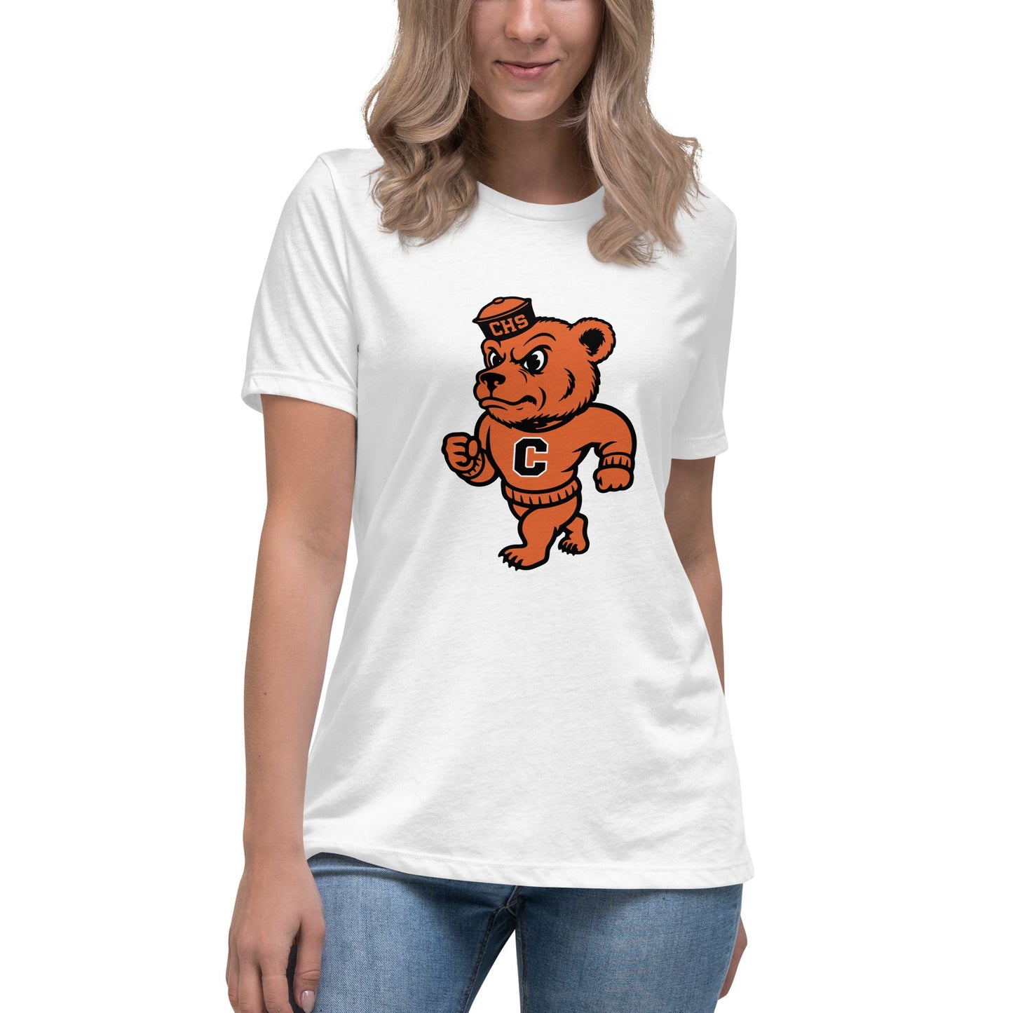 Performance | Women's Relaxed T Shirt | Catholic High School | Bear Logo