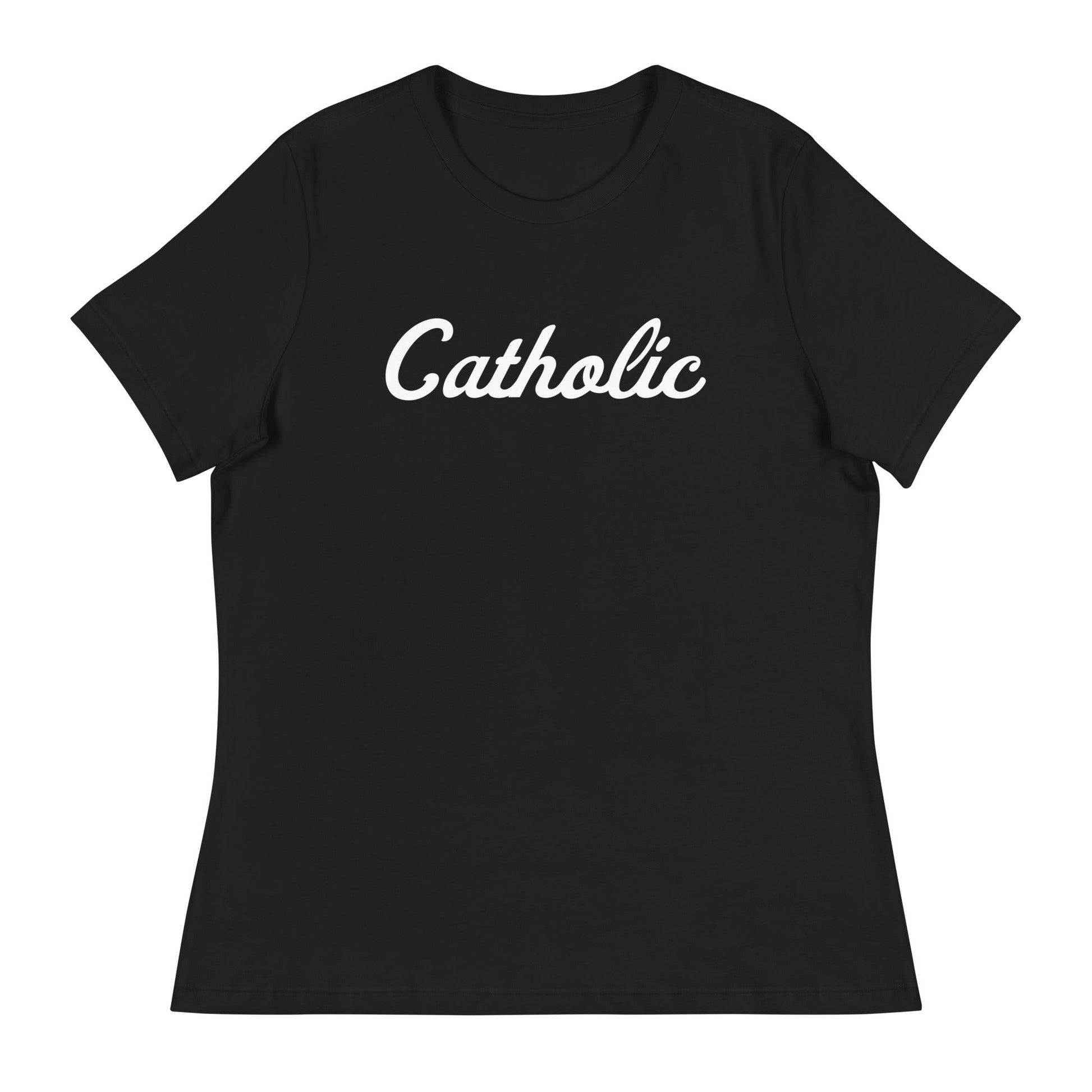 Performance | Women's Relaxed T Shirt | Catholic High School | Script Logo