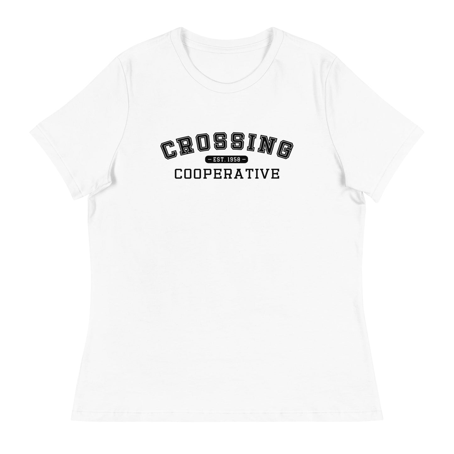Performance | Women's Relaxed T Shirt | CCNS | Collegiate Logo