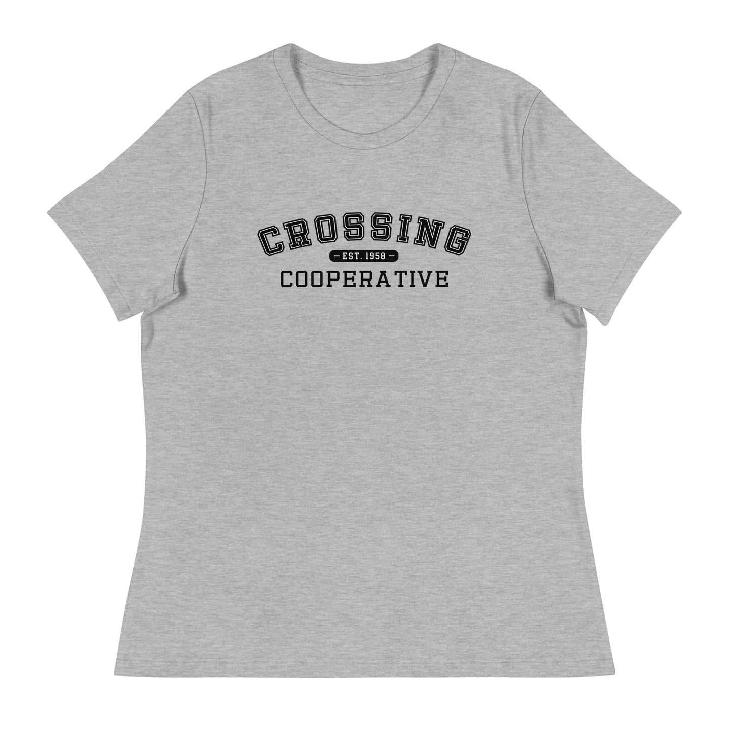 Performance | Women's Relaxed T Shirt | CCNS | Collegiate Logo