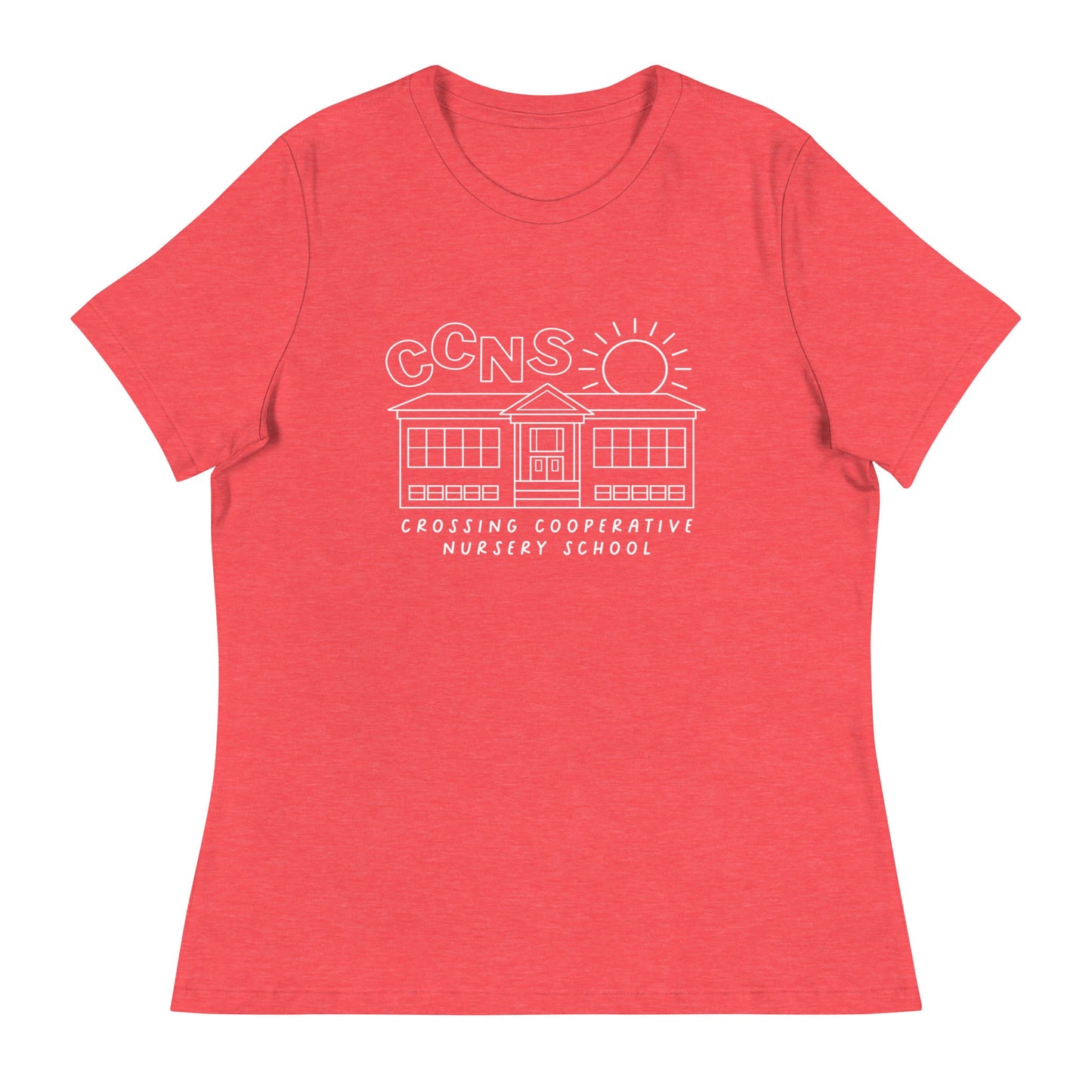 Performance | Women's Relaxed T Shirt | CCNS | School Logo