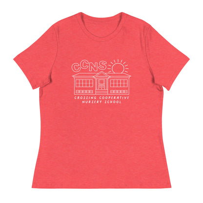 Performance | Women's Relaxed T Shirt | CCNS | School Logo