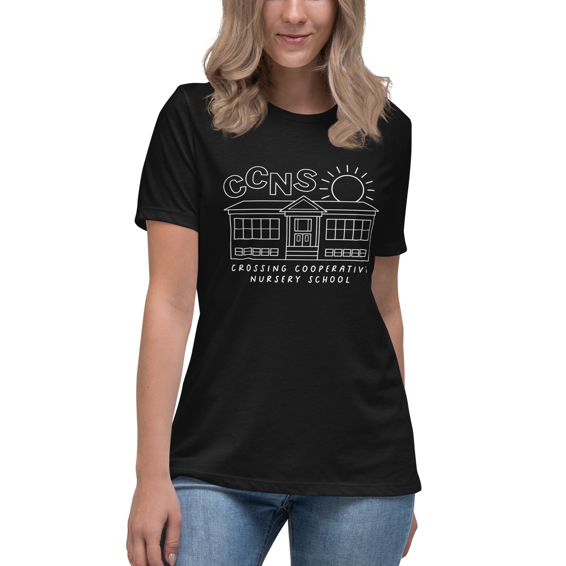 Performance | Women's Relaxed T Shirt | CCNS | School Logo