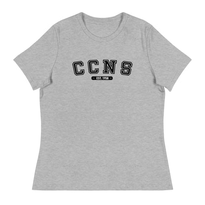 Performance | Women's Relaxed T Shirt | CCNS | Script Logo