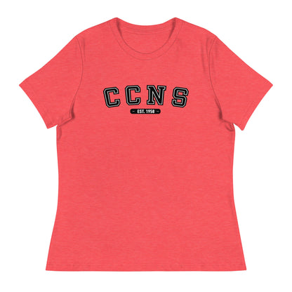 Performance | Women's Relaxed T Shirt | CCNS | Script Logo