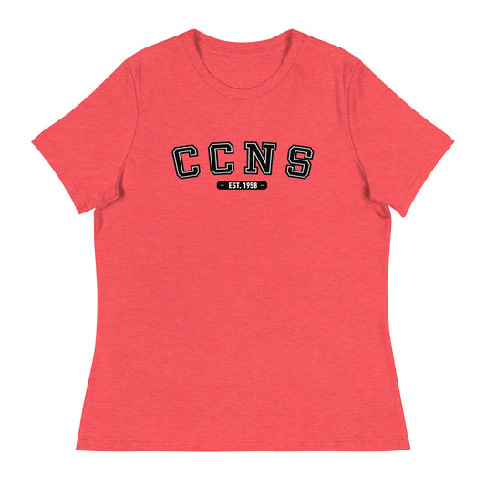 Performance | Women's Relaxed T Shirt | CCNS | Script Logo