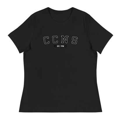 Performance | Women's Relaxed T Shirt | CCNS | Script Logo