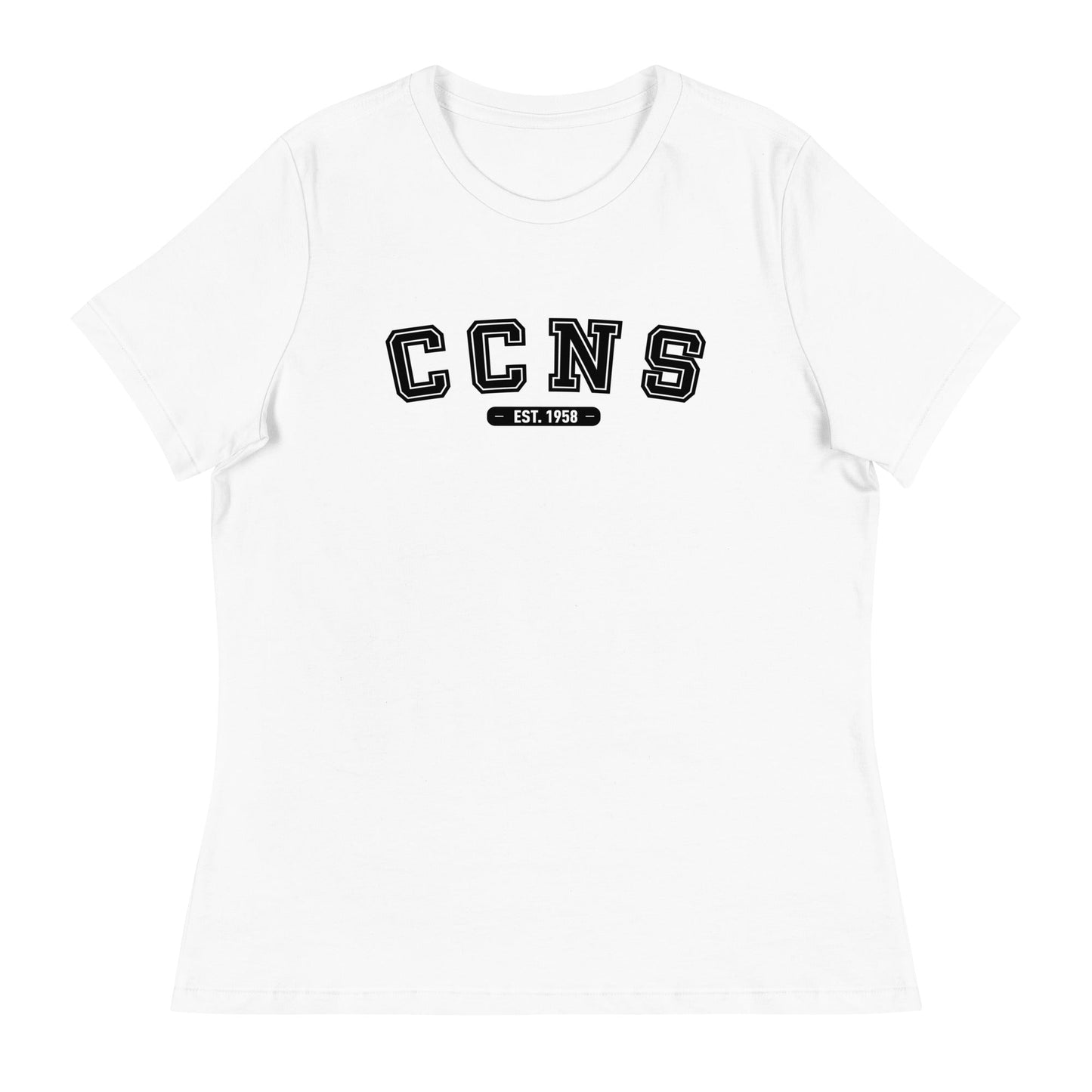Performance | Women's Relaxed T Shirt | CCNS | Script Logo