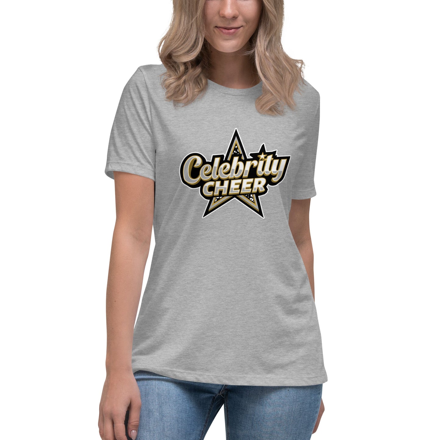 Performance | Women's Relaxed T Shirt | Celebrity Cheer | Celebrity Cheer Logo