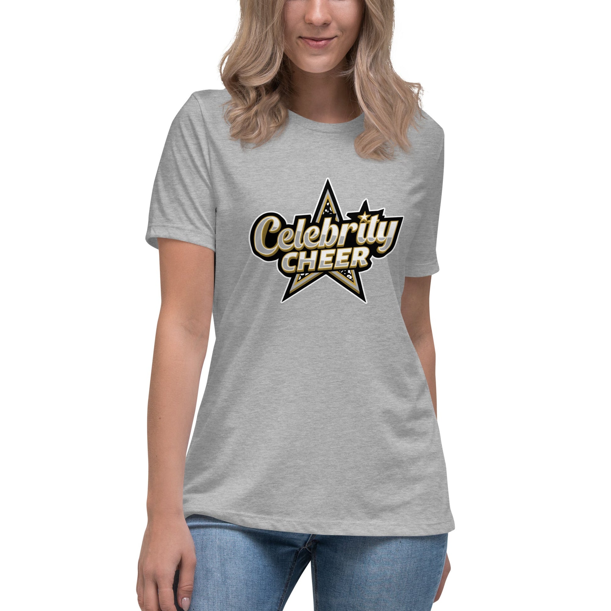 Performance | Women's Relaxed T Shirt | Celebrity Cheer | Celebrity Cheer Logo