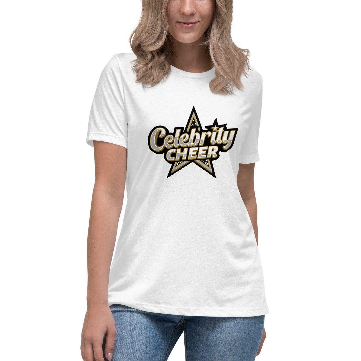 Performance | Women's Relaxed T Shirt | Celebrity Cheer | Celebrity Cheer Logo
