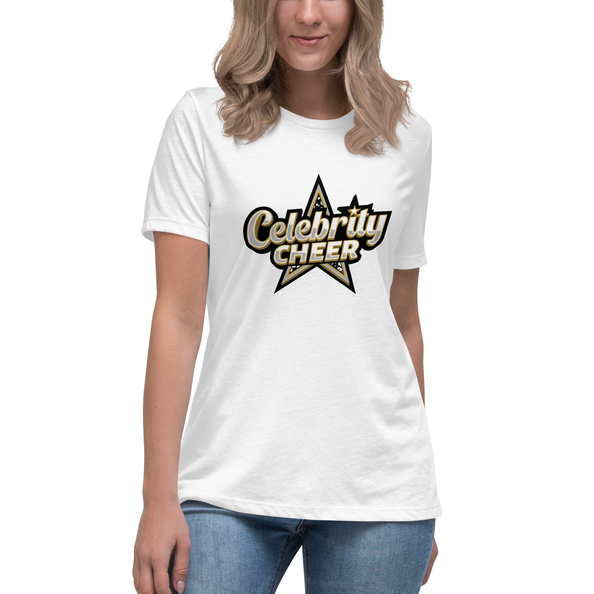 Performance | Women's Relaxed T Shirt | Celebrity Cheer | Celebrity Cheer Logo