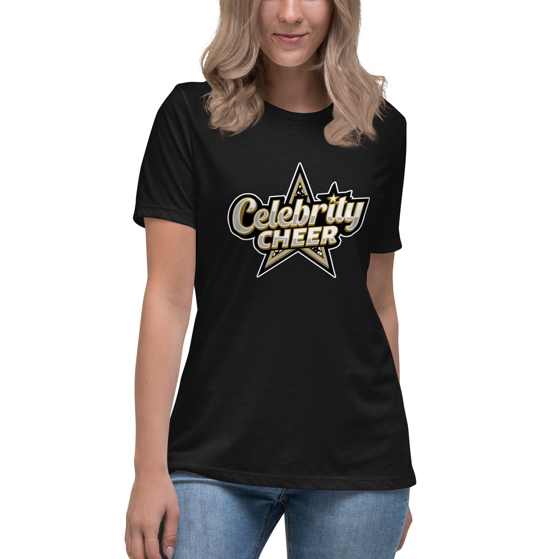 Performance | Women's Relaxed T Shirt | Celebrity Cheer | Celebrity Cheer Logo