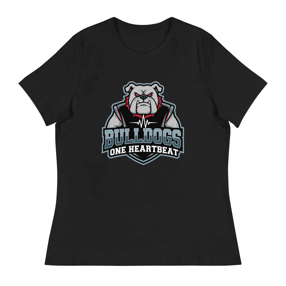 Performance | Women's Relaxed T Shirt | Celina Recreational Football Black | Emblem Logo