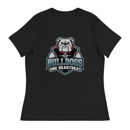 Performance | Women's Relaxed T Shirt | Celina Recreational Football Black | Emblem Logo