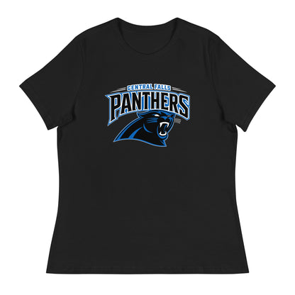 Performance | Women's Relaxed T Shirt | Central Falls Panthers | Emblem Logo