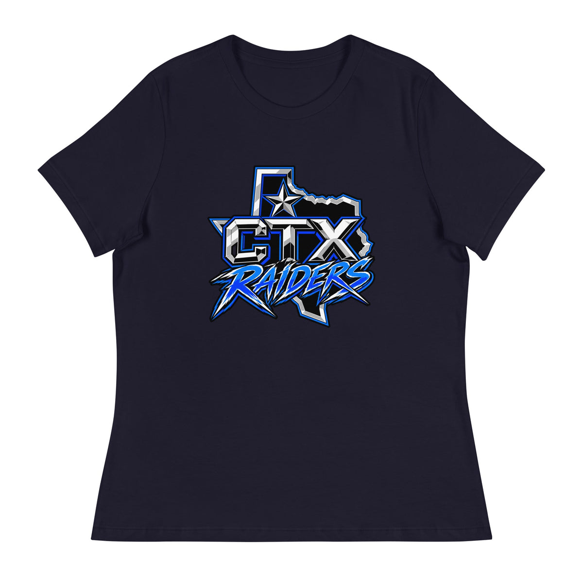 Performance | Women's Relaxed T Shirt | Central Texas Raiders | Crest Logo