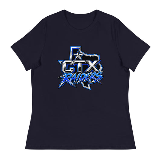 Performance | Women's Relaxed T Shirt | Central Texas Raiders | Crest Logo