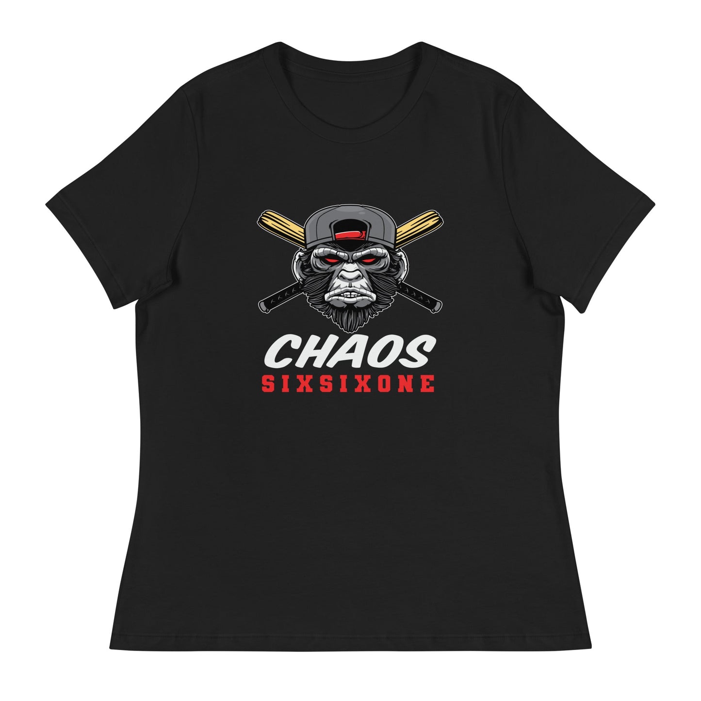 Performance | Women's Relaxed T Shirt | CHAOS 661 7u | SixSixOne Alt Logo