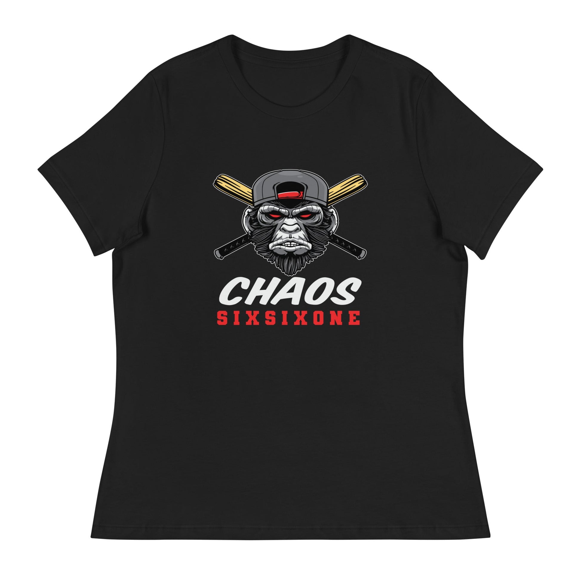 Performance | Women's Relaxed T Shirt | CHAOS 661 7u | SixSixOne Alt Logo